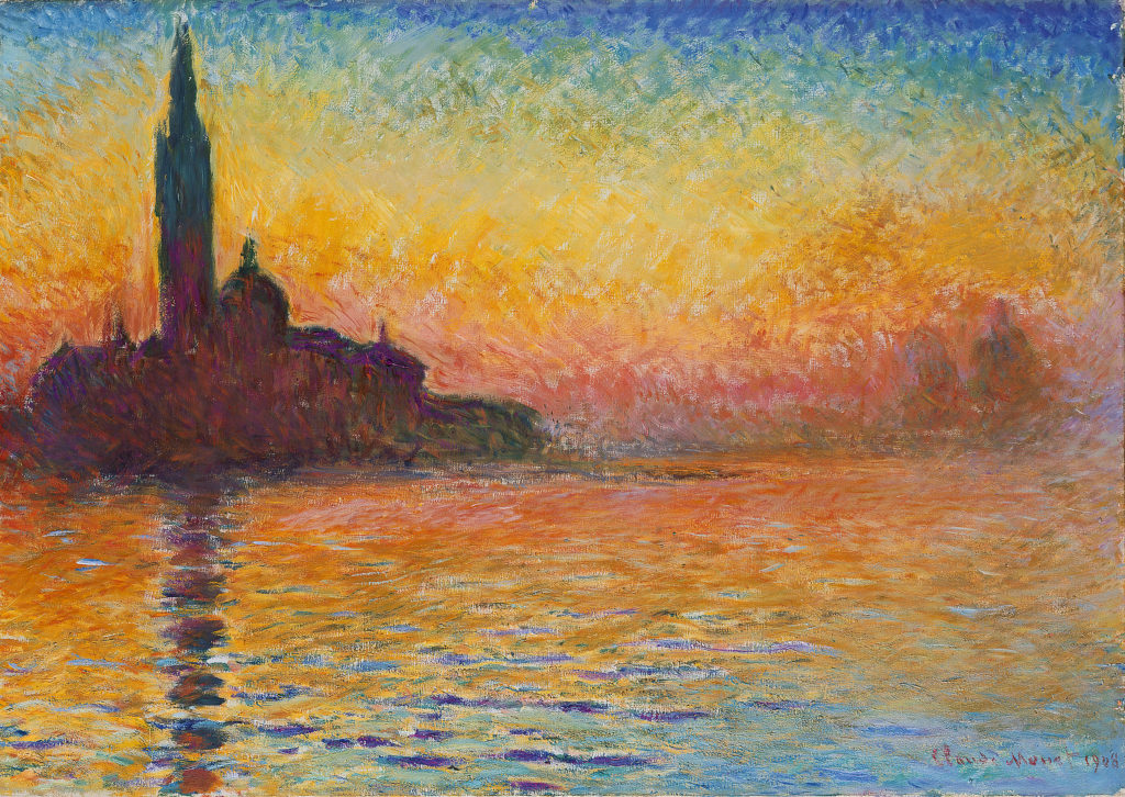 Claude Monet - Saint-Georges majeur au crépuscule (1908)